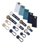 Removable Waist Extender with Silicone Button for Adjustable Fit
