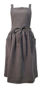 Vintage Förkläde för Kvinnor och Flickor, Trädgårdsarbete, Korsrygg, Pinafore Klänning