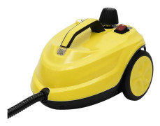 Ångtvätt, 360° roterande borste, ergonomiskt handtag,220V, ljusgul
