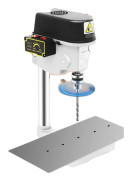 Bärbar Borrmaskin, 340W Effekt, 220V Spänning, Max. Borrdjup 25mm, Chuckdiameter 1-10mm, Vikt 5.32kg