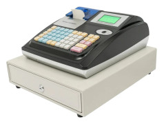 Elektronisk Kassaregister, Kassalåda, Dubbelvisning,svartochvitt, EU
