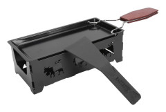 Mini Grillpanna Nonstick Ostgrillpanna med Trähandtag Hem Kök Grillverktyg