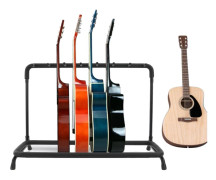 Gitarrställ, rymmer 7 gitarrer, mått 97*30*70cm, rund rördiameter 2,5cm, bruttovikt 3,3kg, fristående design