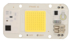 220V Högtrycksfri Driven Ljuskälla 30W LED-chip Integrerad Lamppärla för Växttillväxtljus Vitt Ljus