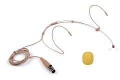 Lätt huvudburen headset Mikrofon Kondensator Mic 4-stifts Mini XLR-kontakt för trådlös Bodypack 3-pin XLR