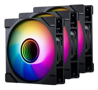 Phanteks M25 Gen2 / PWM / 120mm / Reversed / DRGB / 3 Pack - Svart - Chassifläkt | Webhallen