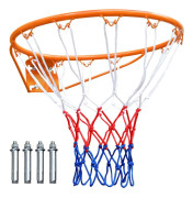 Basketbollring, kraftig konstruktion, universell passform,Orange