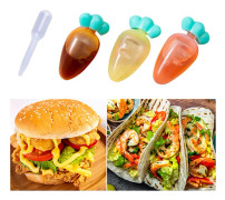 Mini kryddflaska Salladsdressing Ketchupburkautomater A