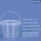 150ML-1500ML plasthinkar + lock - Tom vit med handtag - 300ML