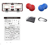 Basketbollkorg, Elektronisk Poängräkning, Fjäderbelastad Kant,1 SÄTT