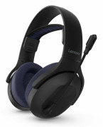 Lenovo Legion H410 - Headset - fullstorlek - Bluetooth/radiofrekvens 2,4 GHz - trådlös - svart, lila