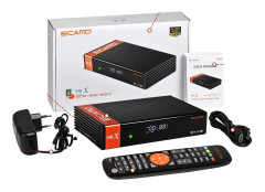 Satellit-TV-mottagare, 1080P FHD, inbyggt WiFi,EU-kontakt, Endast ECAMD V8X