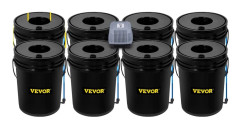 Hydroponiskt system, effektiv luftpump, komplett odlingskit,Direkt 8Pcs