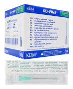 KD Medical - Fina sterila injektionsnålar 21G 0,80 x 25 mm 100 st.