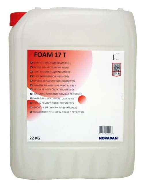 Skumrengöring, Novadan Foam 17 T, 20 liter, surt/avkalkande, klorfritt