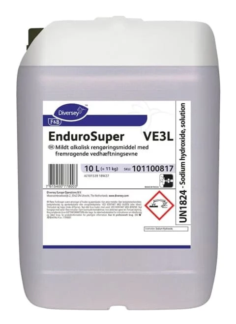Skumrengöringsmedel, Diversey EnduroSuper VE3L, 10 l, alkaliskt/avfettande, klorfritt