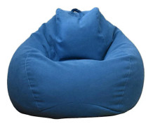 Högkvalitativt Extra Stort Sittsäck Överdrag Soffa Inomhus Lazy Fåtölj för Vuxna Barn Hotsale! Blå