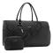 Travel bag, sports bag for women, weekend bag with shoe compartment and wet compartment, waterproof