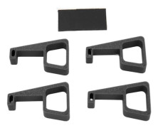 4pcs PS4/PS4 Pro/PS4 Slim Game Console Horizontal Stand Anti-Slip Cooling Feet Height Adjustment Bracket