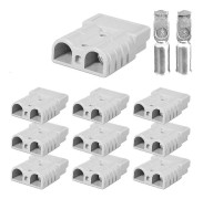 10 st Anderson-kontakter, DC 50A 12-24V 6AWG dubbelpolig med kopparterminal -tt