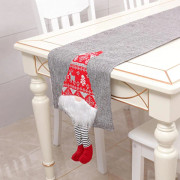 Julbordstablett, Tomte Gnome Duk Matbord Flagga Dekorativt Bordstyg - 212 x 34 cm/83,5 x 13,4 tum