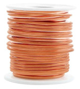 Koppartråd, 99,9% mjuk ren bar koppartråd för trädgårdsarbete, elektrokultur, 16 Gauge/1,3 mm diameter (20m)