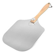 Pizza-spade i aluminium med fällbart trähandtag, Pizza-spade Fällbar Pizza-spade Pizza-spatel