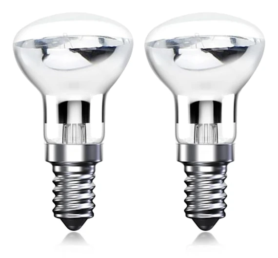 R39 E14 30W Glödlampor för Lavalampor, Liten Edison Skruv SES Reflektor Glödlampor för Lavalampor, Varmvit 2700K R39 Dimbar (2-pack)