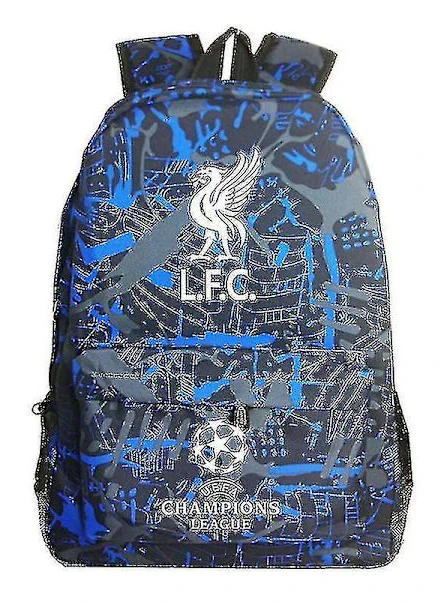 Graffiti Liverpool Uefa Champions League Axelväska Fan Ryggsäck Student Skolväska Förvaringsväska