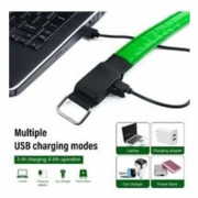 4-pack USB-uppladdningsbara LED-armband - Justerbara reflekterande säkerhetsband [ZHE]