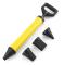 Cement Grout Gun, ss shovan Cement Grout Pump, Mortar Pointing with 4 Nozzles Grout Gun Sprayer Applicator Tool for Cement Lime