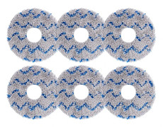 13,5 cm ytterdiameter, 3,5 cm innerdiameter, 6-pack blå ersättning