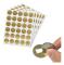 DIY Skraplotter Klistermärken (Guld, 150-pack)