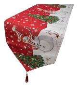 Christmas Table Runner, 1 pc Festive Christmas Tablecloth