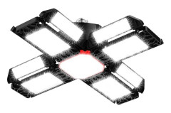 200W LED Verkstadslampa Garagebelysning 1 st - 20000LM 6500K