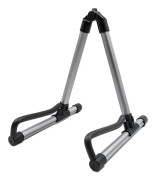Vikbart gitarrställ i aluminium för akustisk och elgitarr med klädsel (Guitare Sur Pied Support)