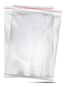 100-pack dragkedjor - 100 x 150 mm - kraftiga påsar med snäpp