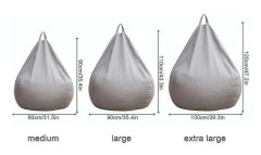 Ny design extra stora bönsäckstolar Soffa Cover Inomhus Lazy Lounger För Vuxna Barn Hotsale! inget fyllmedel Grå 90 * 110cm zdq