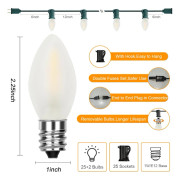Pallerina C7 LED Julbelysning 7,6 m Flerfärgad Julbelysning