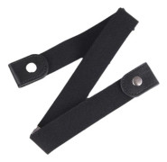 2 st midjebälte Spännefritt justerbart bälte Unisex elastiska bälten