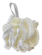 Naturfiber Loofah för förbättrad cirkulation, exfolierande badsvamp med förbättrad bubblande effekt, bekväm duschrengöring & hållbart nät