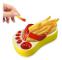 Fritesskål, Keramiska Flip Flops Snacksfat, Ketchup Sås Skål, Kawaii Chipsbricka för Kvinnor, Söta Köksredskap Present till Födelsedag, Jul