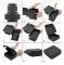 Svarta Kraft Presentaskar (20-pack) - Askstorlek 15×15×5cm - Lätt att montera, elegant presentask - Fester, födelsedagar, bröllop, helgdagar
