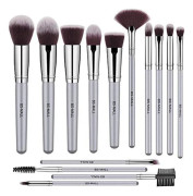 BS04 - BS-MALL 14 st. exklusiva Make-up / sminkborstar av Bästa Kvalitet