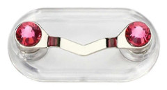 Magnetisk Glasögonhållare Håll Glasögon Säkra Magnetiska Glasögonhållare Purplish Red