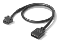 30cm 5v 3pin/12v 4pin RGB-adapter för dator LED-ljusremsa förlängningskabel 3Pin hane