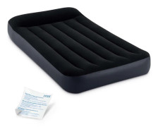 Enkel luftmadrass 191x99x25 cm, PVC, velouryta