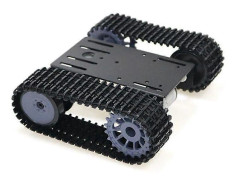 Smart Tank Bilchassi Crawler Robotplattform med Dubbla DC 12V-motorer för DIY för T101-P/TP101