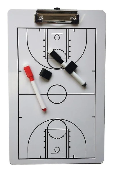 Coach Board Whiteboard Dubbelsidig Design Strategi Whiteboard för Basket