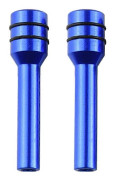 2 st Bil Fordon Universal Innerdörr Låsstift Aluminiumlegering Dragstift Knoppar - Perfekt Blå